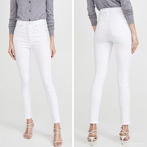 NWT Madewell 10” High Rise Skinny Magic Pockets White Jeans 26